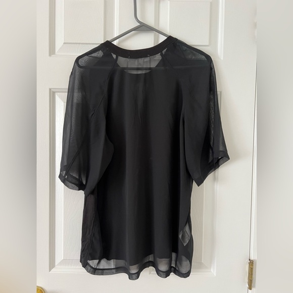 BCBG sheer back and sleeves top - Picture 2 of 3